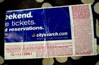 King Crimson - November 15  2001 - Universal Amphitheatre - Ticket