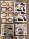 Lot Of 30 Sheets Provo Craft Stickers Random Vintage Designs