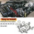 211-piece Stainless Steel Small Block Hex Bolt Kit For Chevy Sbc 265 283 350