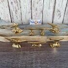 Solid Brass Cleats  Drawer Pulls  Cabinet Door Handles  Coat   Hat Wall Hooks
