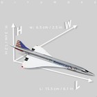 1 400 Scale Aa Concorde Diecast Metal Airplane Model Kit With Stand Fantasy