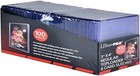 Trading Card Sleeves Hard Plastic Clear Case Holder 100 Baseball Cards Topload