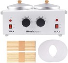 Double Pot Wax Warmer Heater Electric Professional Dual Pro Salon Hot Paraffin