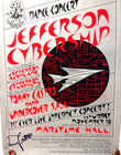 Signed Jefferson Cybership Concert Poster By Tommy C 1995 Fd id-2 Maritime Hall