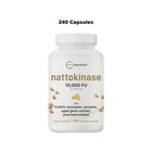 Micro Ingredients Nattokinase 10 000 Fu Per Serving 240 Count  pack Of 1 