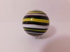 A Huge And Amazing New Handmade Corkscrew Art Glass Marble - 48 Mm   1-7 8  Dia 