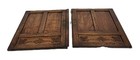 Pair Antique Door Panels Carved Wood Grapes Vines Architectural Reclaimed Salvag