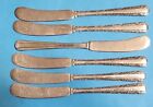 Candlelight  1934  By Towle Sterling Silver Flat Handle Butter Knives 5 7 8 