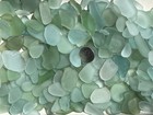 Sold In Pieces Of 20 blue green Seafoam Genuine Surf Tumbled Sea beach Glass