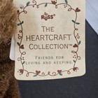 Russ Heart Craft Collection Plush Cat Scurry Sitting Stuffed Animal Collectible