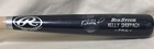 Kelly Shoppach Signed Game Used Baseball Bat - Red Sox Indians Rays Auto Mlb