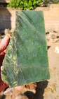 B C Jade Canada Premium Faced Rough Carving  6 x3 7 x2 5  2 6 Pounds See Video