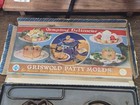 Vintage Griswold Cast Iron Patty Mold Set No 2 Rosette Irons Boxed Complete