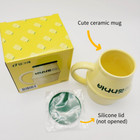 Binggrae Banana Milk Pop-up Store Goods Mug   Lid Set Korea Limited Edition