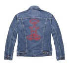 Levi   s Premium U2 Achtung Baby Vintage Fit Denim Trucker Jacket Blue S