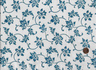 Antique 1840 French Trailing Floral Fabric