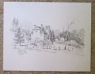 4 Pencil Sketches By Robert W Dyas  iowa  Landscapes   