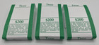 Lot Of 3  2 Bep Money Straps Cash Currency Bands Bank Bills Holds 100 Notes