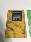 Vintage  The Lionel Corporation Train Assembly Operation Track Layouts Manuals