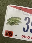 Ohio Specialty License Plate Ohio Wetlands  Frog Free Ship  351zlt