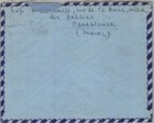 Morocco 1954 Postal Airmail Cover Addr Germany Canc Casablanca