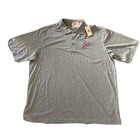 Antigua Utah Utes Polo Mens Xl Gray Ncaa Golf Shirt Embroidered Nwt