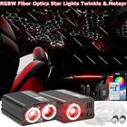 1200pcs Car Headliner Star Light Kit Twinkle Meteor Shooting Star Ceiling Lights