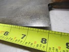 K119  Antique vintage Old Havana Ofc Co Chicago Il Meat Cleaver Heavy 8  Blade