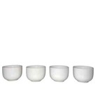 White Ceramic Serving Set Of 5