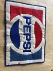 Vntg Pepsi Cola Large Embroidered Patch  9 X 6