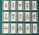 Apothecary Pharmacy Chemist Drugstore Set Of Original Bottle Labels 1950  7