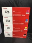 Genuine Canon 069 Toner Cartridges  black cyan magenta yellow  4 Pack Brand New