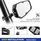 Pair Utv Side Rear View Mirrors W  Lights For Polaris Rzr 900 Xp 1000 Can-am X3