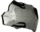 Ebay Logo Tote Bag Large Black Vinyl Double Handle Shopper Carrier Oversized New
