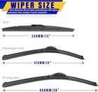 Wiper Blades Set For 2012-2016 Crv Cr-v - 26  16  13  U j Hook  3 Pcs 