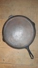 Vintage L Sk Us Lodge No  14 3 Notch Cast Iron Skillet Heat Ring Large As Found