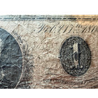 1864 Confederate States  1 Dollar Note T-71 Civil War Currency Csa Clement Clay