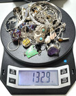 Sterling Silver  132 9 Grams  Lot Of Wearable Jewelry  Ready To Be Used 