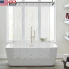Clear Shower Curtain Liner With 3 Magnets  72x72 Premium Flexible Sturdy Plastic