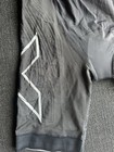 2xu Men s Perform Full Zip Sleeved Trisuit - Black shadow Triathlon Suit Large