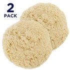 6  100  Wool Hook   Loop Grip Buffing Pad For Compound Cut   Polishing 2 Pack