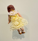 Dollhouse Miniature Igma  Artisan Janice Crawley Porcelain Jointed Doll 1 5 