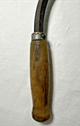 Vintage 13  Hand Sickle Scythe Wood Handle Farm Rust Patina Right Hand Weeds