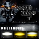 Pair For 2017-2024 Can-am Maverick X3 Utv 5   Led Work Driving Lights Fog Pods