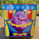 Jack In The Box Clown Toy Musical Schylling Silly Circus Tin Vintage Style