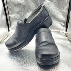 Klogs Naples Clog Shoes Womens 8w Black Slip On Nursing Comfort Slip Resistant