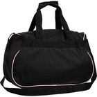 Adidas Duffel Bag Black Pink Logo Small Gym Sports Bag Shoulder Strap Nwt  
