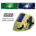 Extra Large View Auto Darkening Welding Helmet-4 x3 65  View  true Color  Tattoo