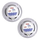 New Pyle Plmr60s 150 Watts 6 5   2 Way Boat Marine Waterproof Speakers Silver