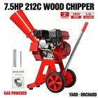 Wood Chipper 212cc Chipper Wood Shredder 5 5kw Chipper Gas Powered